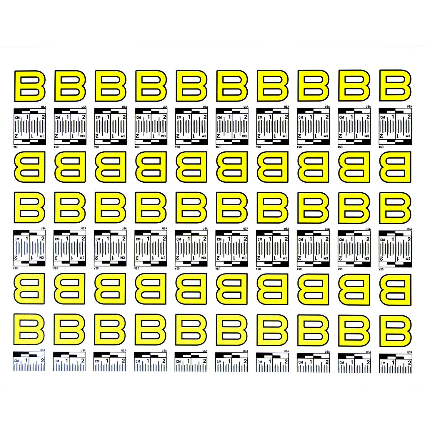 Alphabet Set (A to Z) - 26 Sheets of Labels image 1