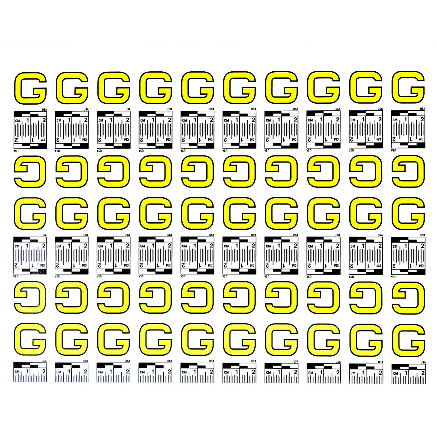 Alphabet Set (A to Z) - 26 Sheets of Labels image 6