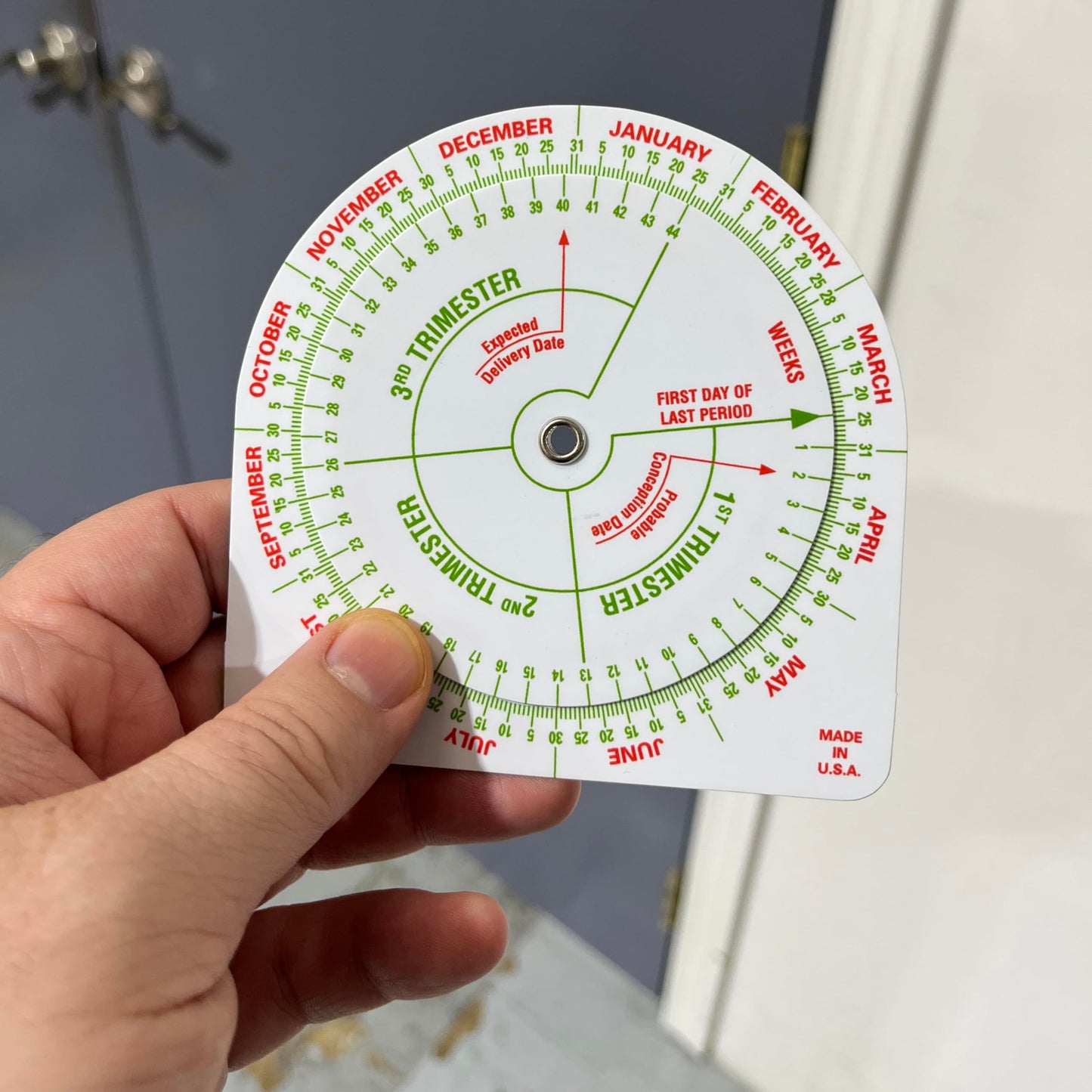 Ultimate Pregnancy Wheel - Rotating Due Date Calendar Calculator - 5 Pack