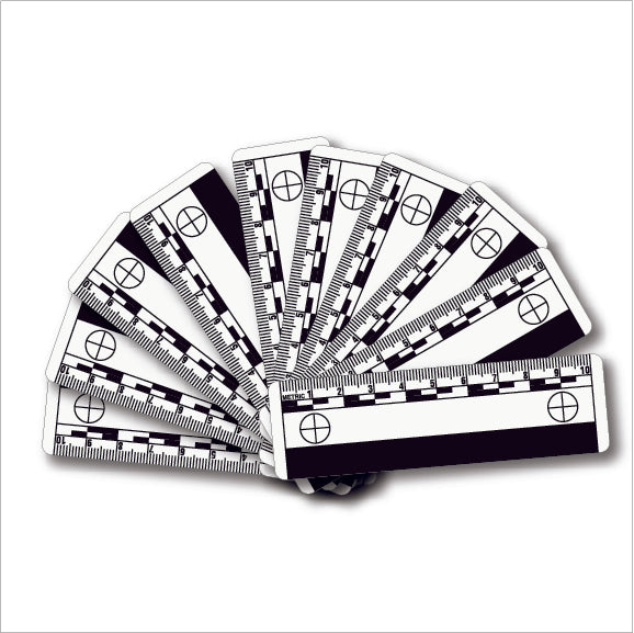 10cm Long, Plastic - Reads Metric - Packs of 10 image 1