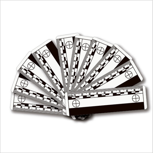 10cm Long, Plastic - Reads Metric - Packs of 10 image 1