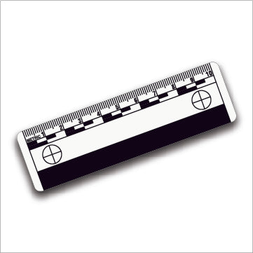 10cm Long, Plastic - Reads Metric - Packs of 10 image 0