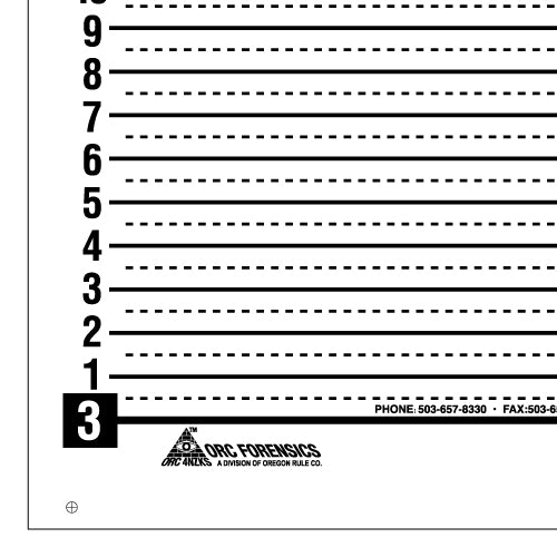 Security Height Backdrop – Wall Mount Banner - White image 1