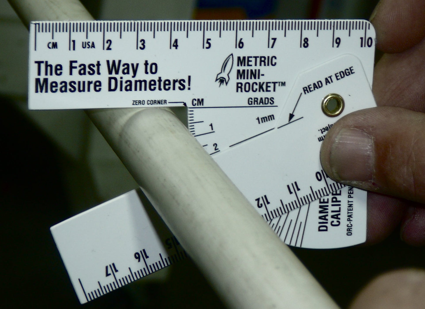Oregon Rule Co. Metric Mini Pipe Caliper - 5 Pack (OR-MINI-PIPE-CAL-5PK-METRIC) - Vinyl - Up to 16cm