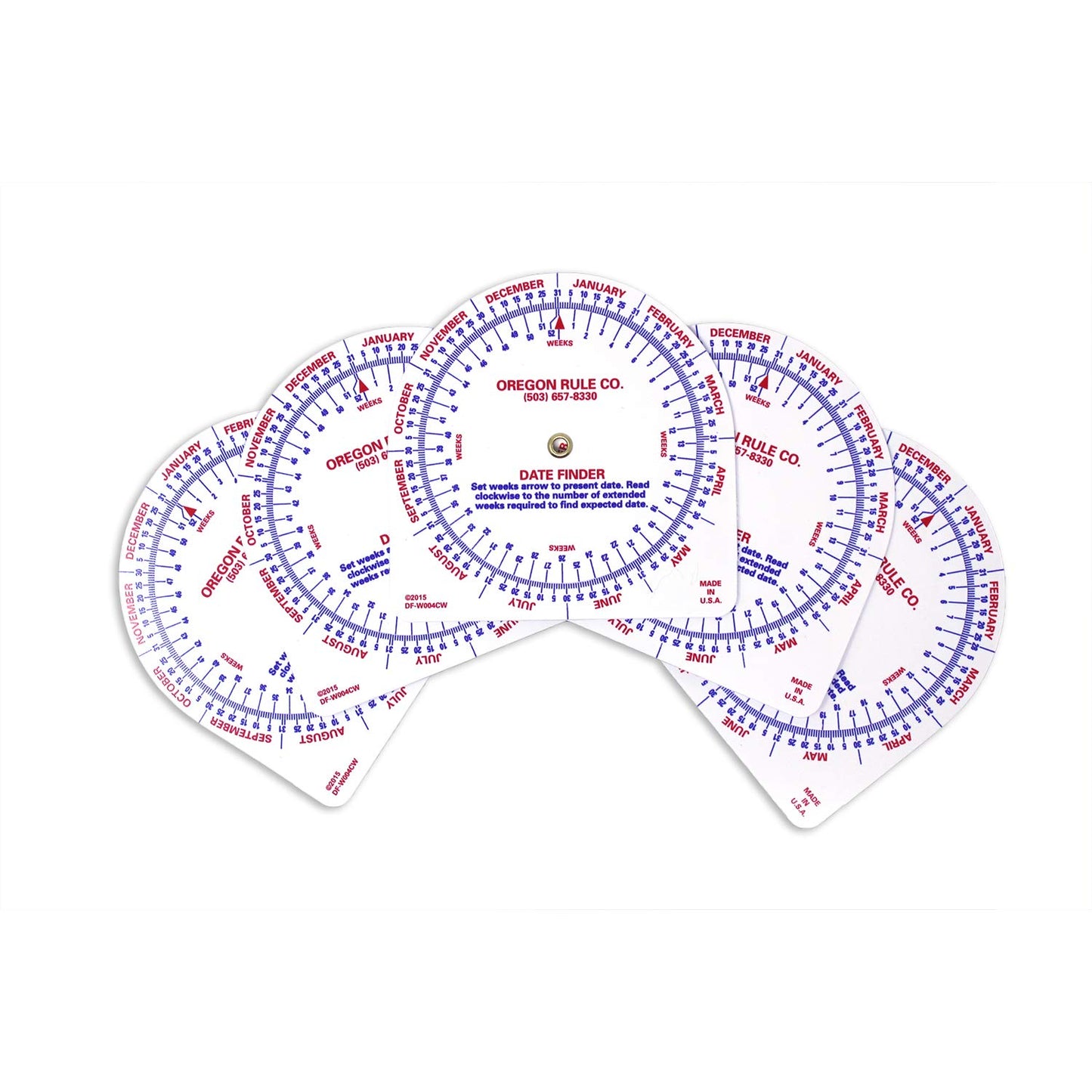 Date Finder – Rotating Calendar Calculator - 5 Pack