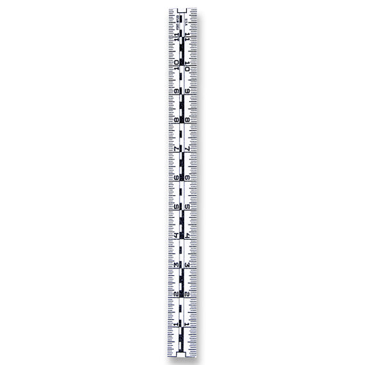 1" Wide X 12" Long Ruler Repeats 42 Times in a Roll image 1