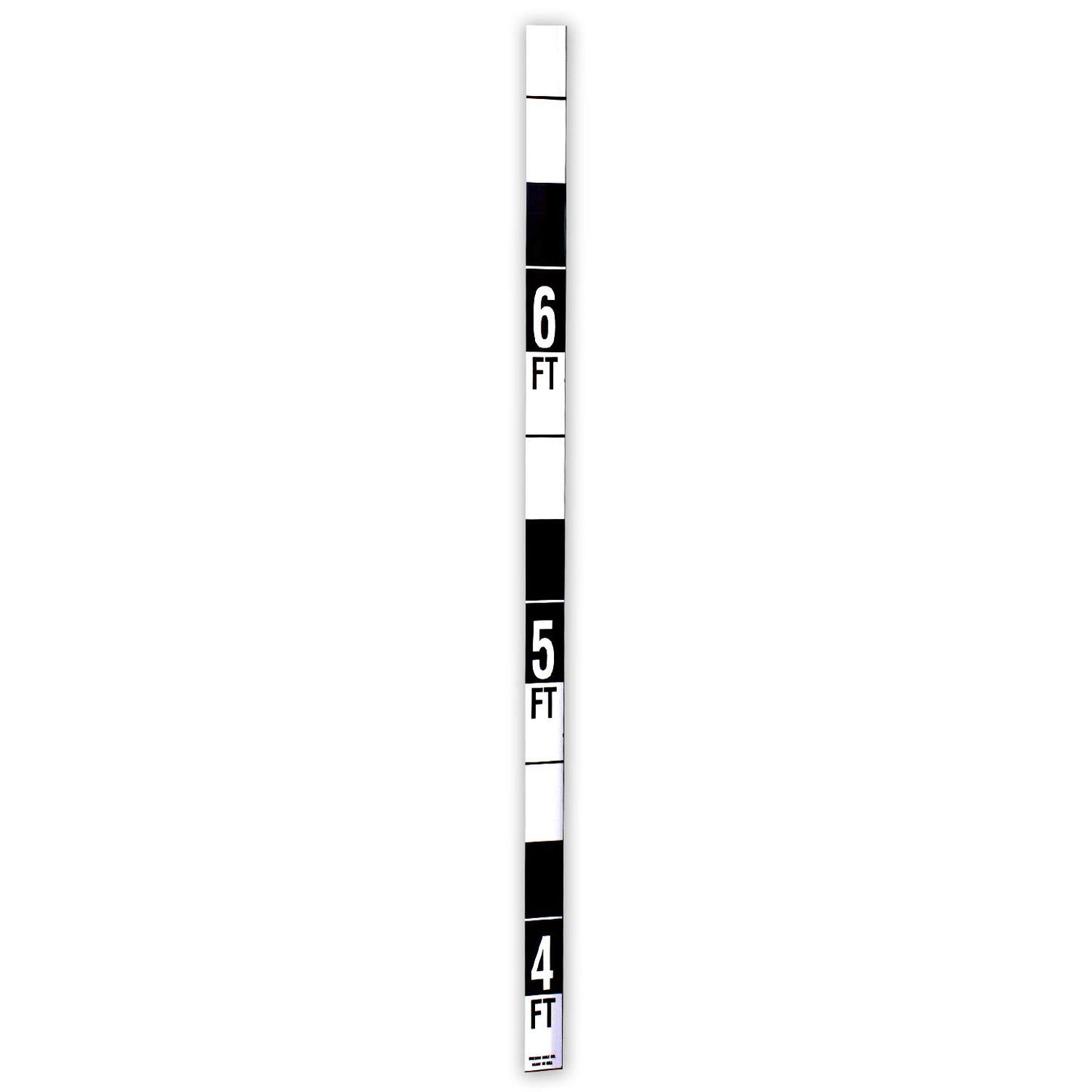 Security Height Rule – Fractional – 3 Foot 9 Inch to 7 Foot – Black and White Graphics