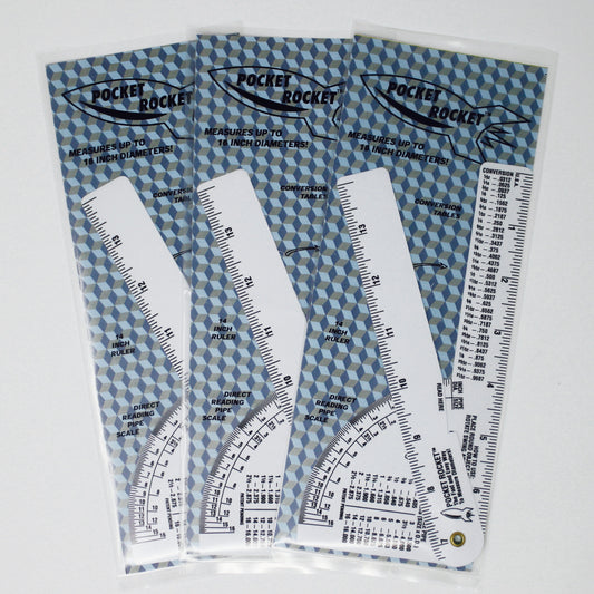 Pipe Caliper - White Styrene 3-Pack image 1