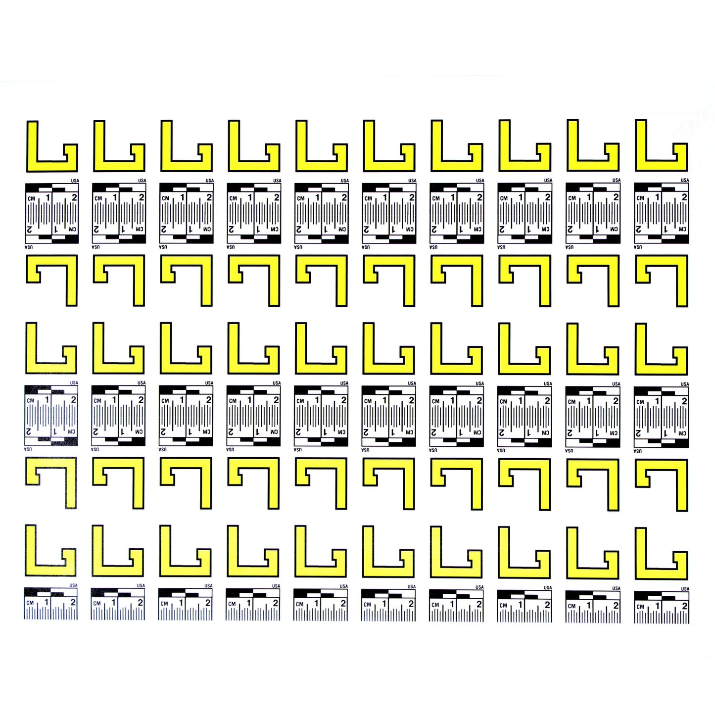 Alphabet Set (A to Z) - 26 Sheets of Labels image 11
