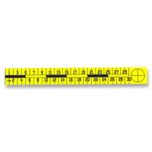 Metric 2-Sided Ruler - 30cm Left to Right or 30cm Vertical image 1
