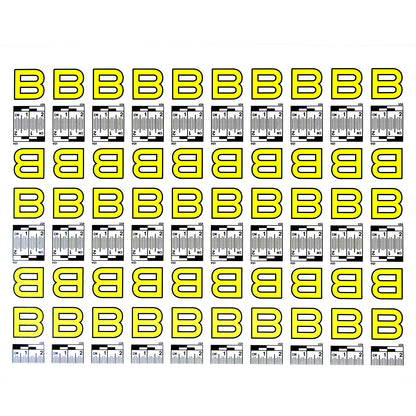 Alphabet Set (A to Z) - 26 Sheets of Labels image 1