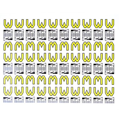 Alphabet Set (A to Z) - 26 Sheets of Labels image 22