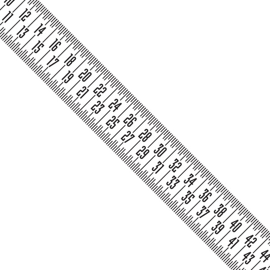 Metric - 1" Wide - "CHR" - Centimeter Half-Scale Regular image 0