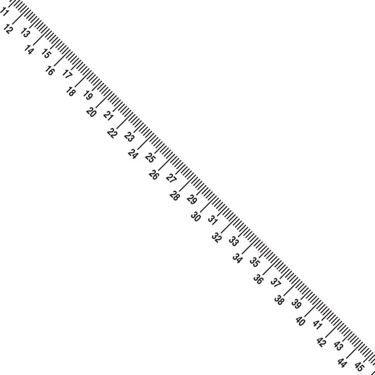 Metric - 0.5" Wide - "CHN" - Centimeter Half-Scale Narrow image 0