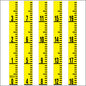 Staff Gauge - Tenths of Foot Engineer Style - 5 Inch Wide - TFXW image 0