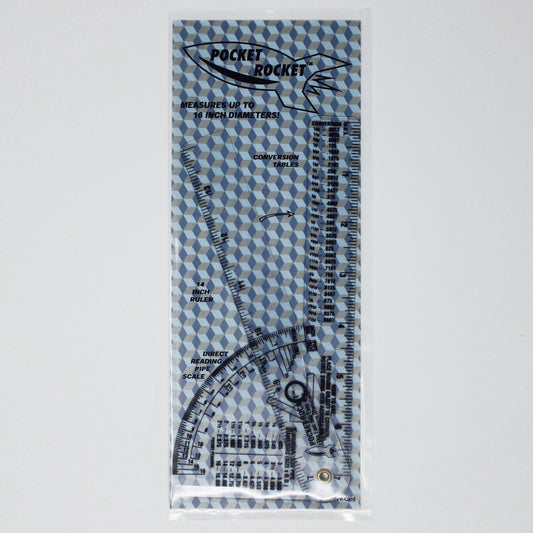 Pipe Caliper - Clear Plastic 3-Pack image 1