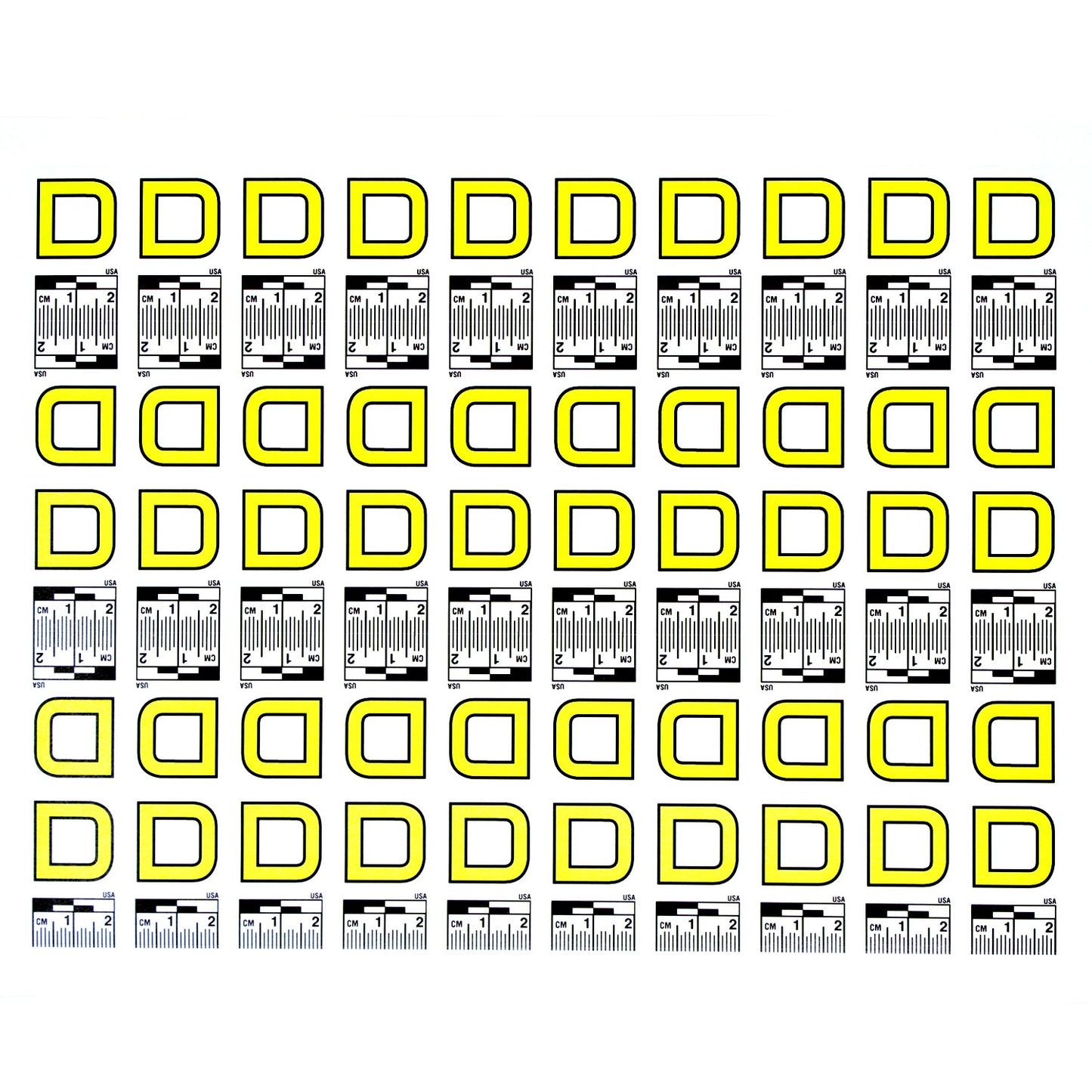 Alphabet Set (A to Z) - 26 Sheets of Labels image 3