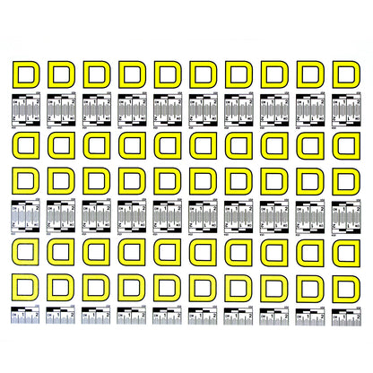 Alphabet Set (A to Z) - 26 Sheets of Labels image 3