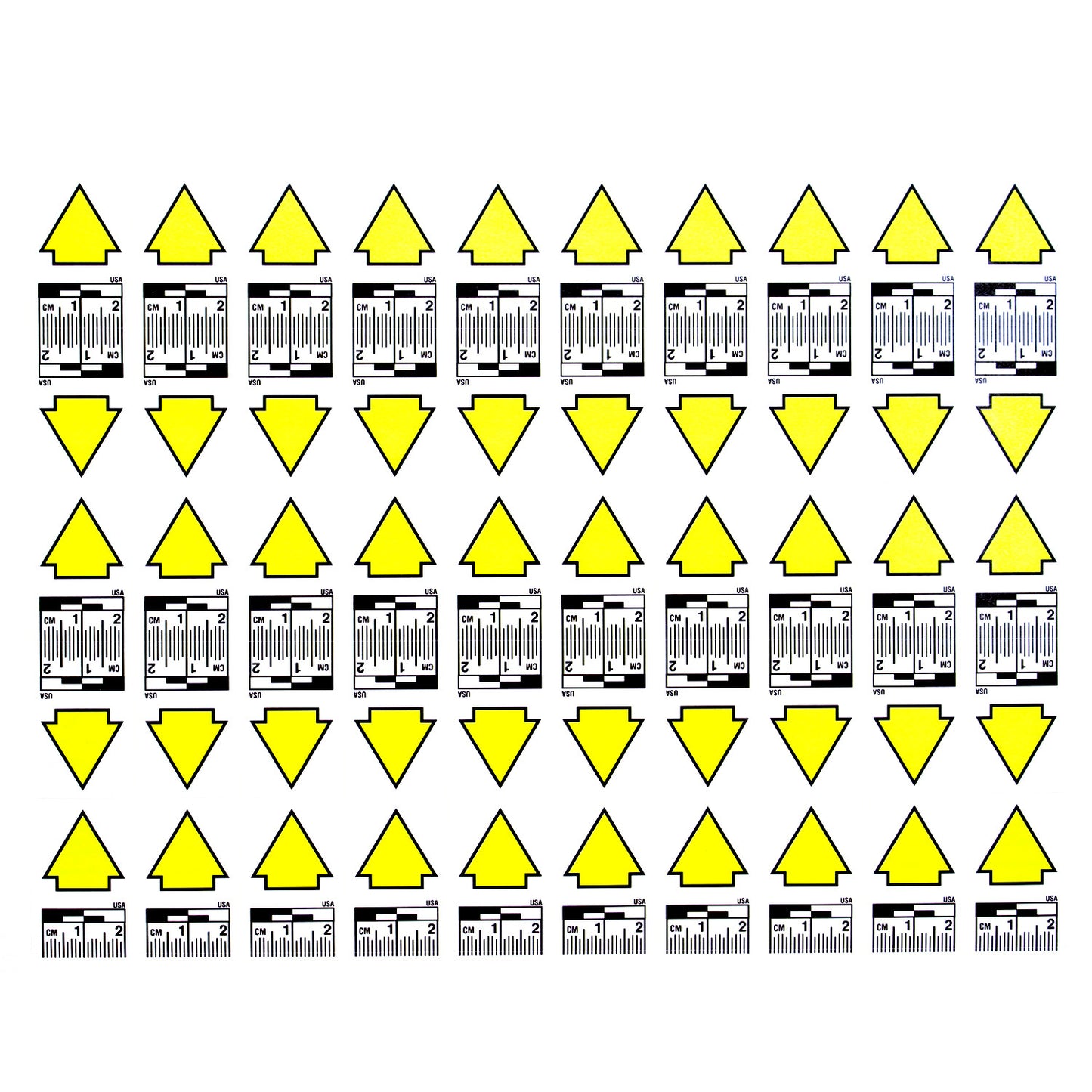 Up Arrow Set - 10 Sheets of Labels image 0