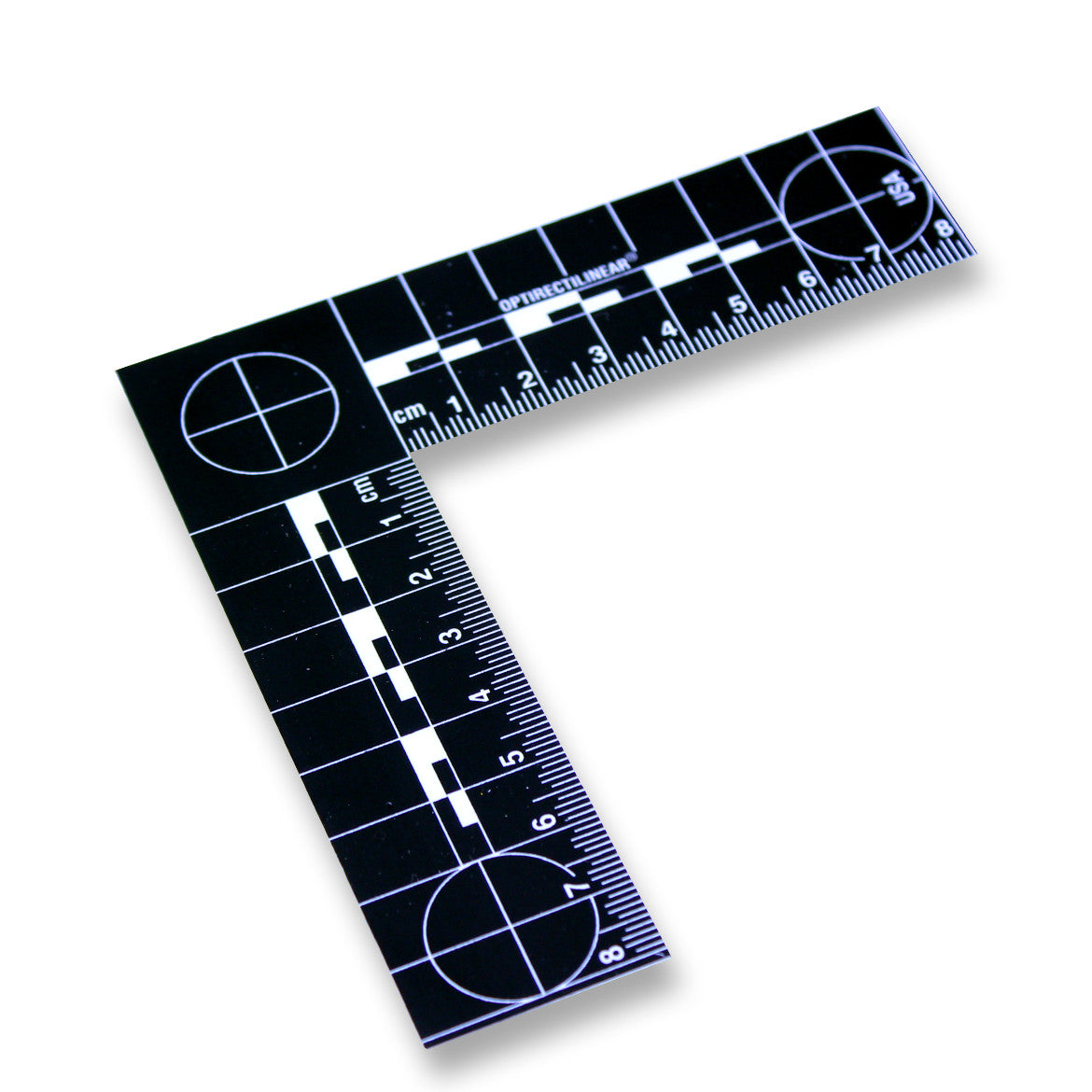 Plastic - Metric - Reads 8cm x 8cm - Black image