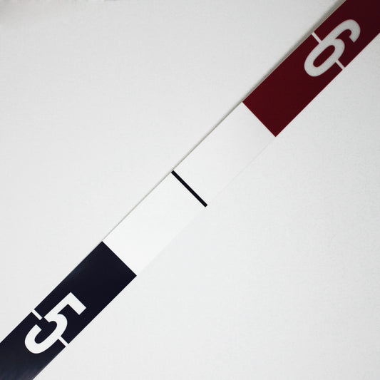 Security Height Rule – Adhesive - Fractional – 3 Foot 9 Inch to 7 Foot – Red and Blue Graphics image 0