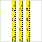 Staff Gauge - Tenth of Foot Surveyor Style - 5 Inch Wide - TFSS image