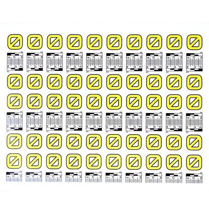 Number Set (0 to 9) - 10 Sheets of Labels image 0