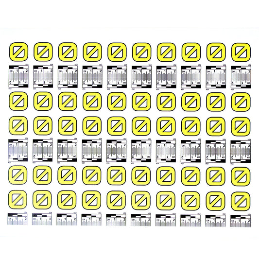 Number Set (0 to 9) - 10 Sheets of Labels image 0