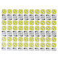 Number Set (0 to 9) - 10 Sheets of Labels image 0