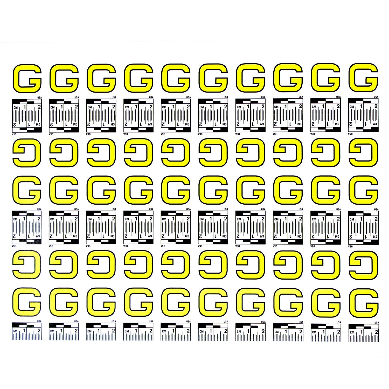 Alphabet Set (A to Z) - 26 Sheets of Labels image 6