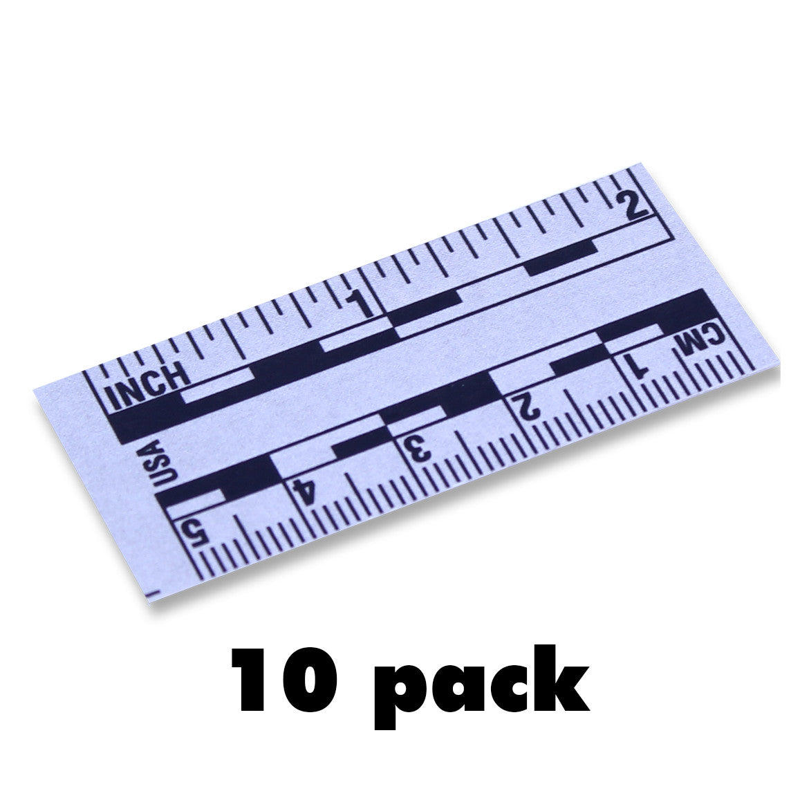2" Long, Plastic - Reads Fractional and Metric - Packs of 10 image