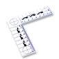 Plastic - Metric - Reads 8cm x 8cm - Clear image