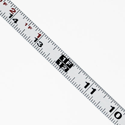 0.5 " Wide - "1/2FW" - Fractional Adhesive Metal Ruler - 1/16" Graduations image