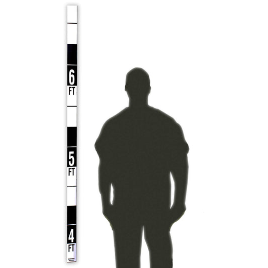 Security Height Rule – Fractional – 3 Foot 9 Inch to 7 Foot – Black and White Graphics