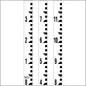 Staff Gauge - Tenth of Foot Surveyor Style - 5 Inch Wide - TFSS image