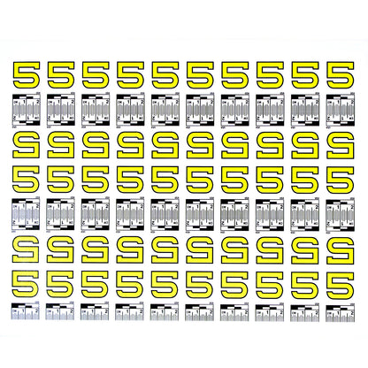 Number Set (0 to 9) - 10 Sheets of Labels image 5
