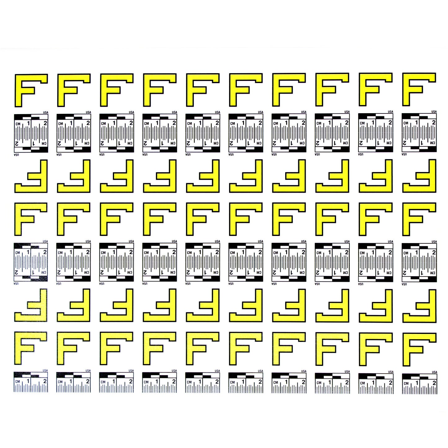 Alphabet Set (A to Z) - 26 Sheets of Labels image 5