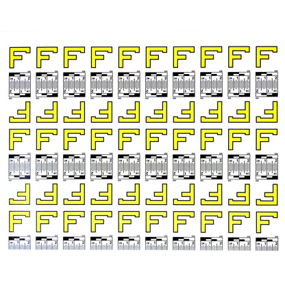 Alphabet Set (A to Z) - 26 Sheets of Labels image 5