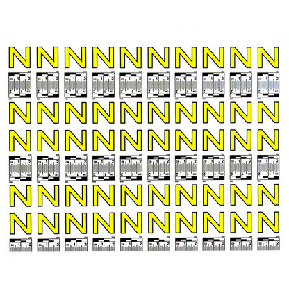 Alphabet Set (A to Z) - 26 Sheets of Labels image 13