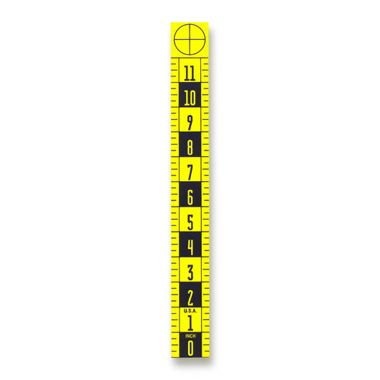 Fractional 2-Sided Ruler - 12" Left to Right or 12" Vertical image 0
