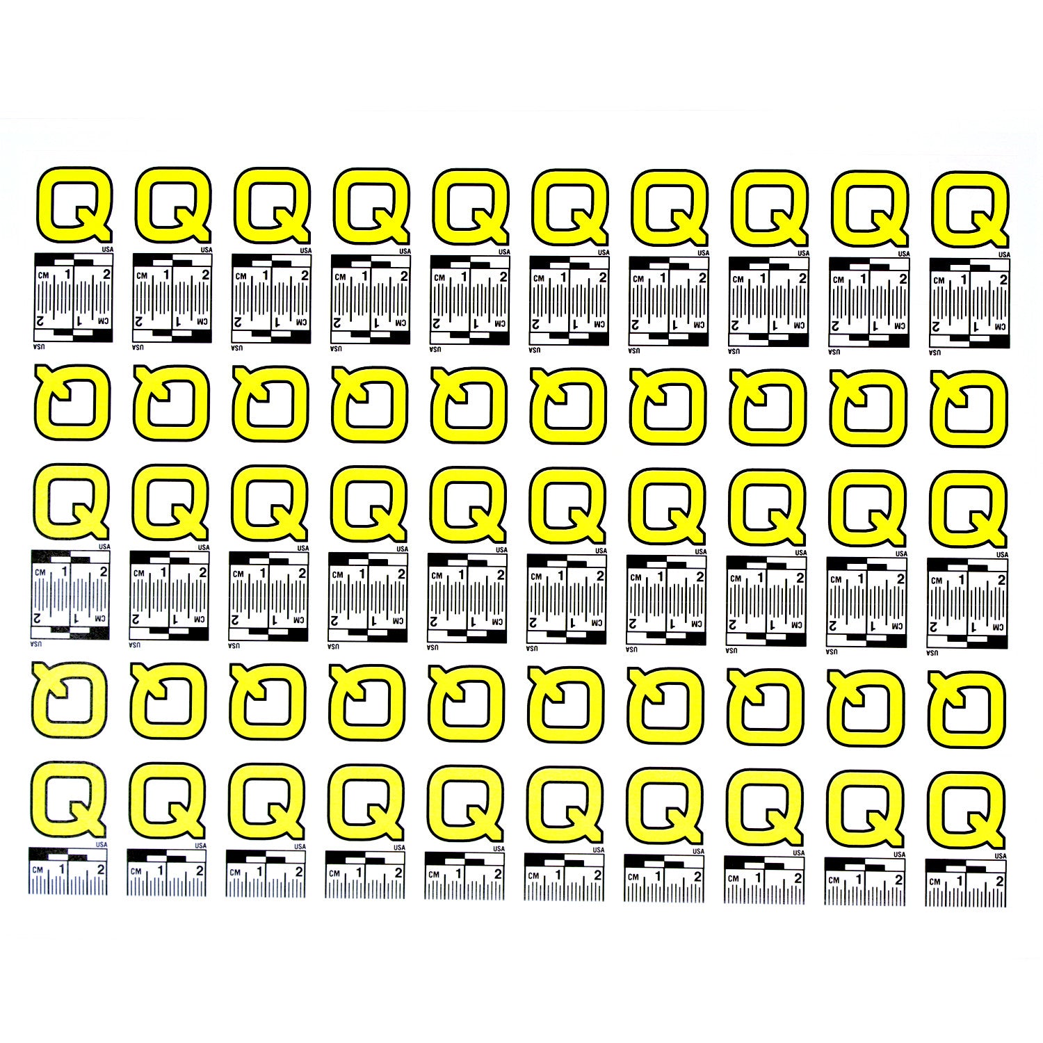 Alphabet Set (A to Z) - 26 Sheets of Labels image 16