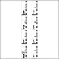 Staff Gauge - Tenths of Foot Engineer Style - 5 Inch Wide - TFXW image