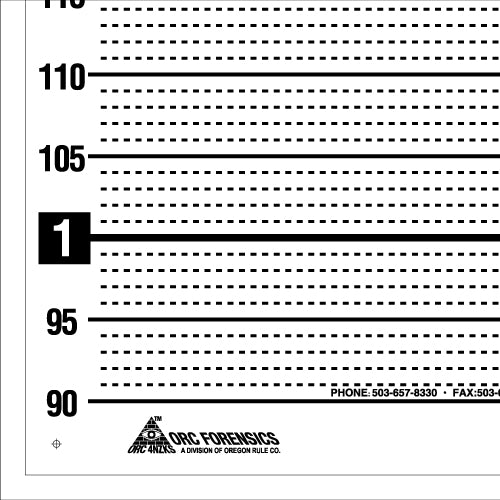 Security Height Backdrop – Wall Mount Banner - White image 2
