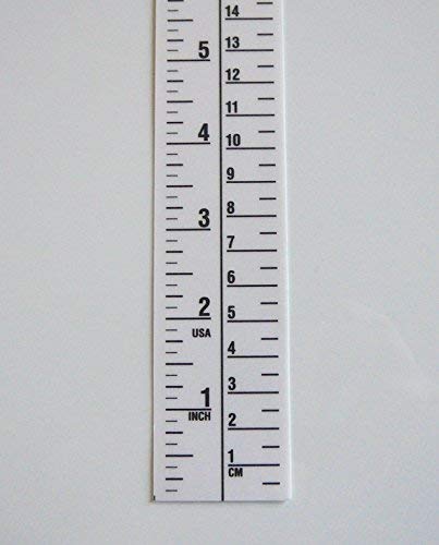 Security Height Rule – Adhesive - Fractional/Metric – 80 Inch/203 Centimeter Long