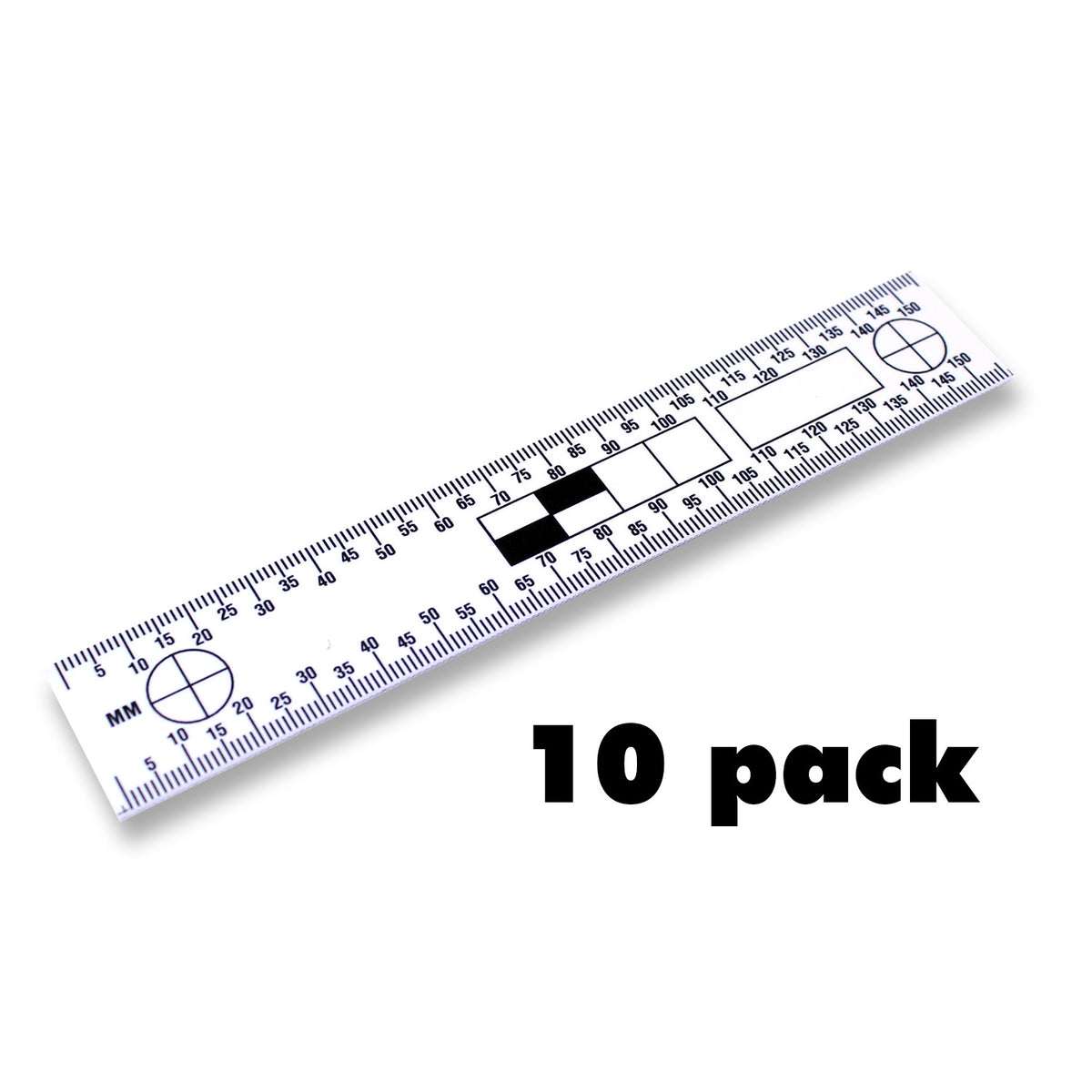 Plastic Gap Ruler Two Sided Plastic Rulers - 10 Packs – Oregon Rule Co.
