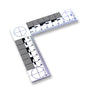 Magnetic - Metric - 8cm x 8cm - White image