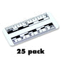 2" Long, Adhesive Backed - Reads Fractional and Metric - Packs of 25 image
