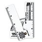 Mini Pipe Caliper - White Vinyl 5-Pack image 0