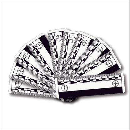 10cm Long, Plastic - Reads Metric - Packs of 10 image 1