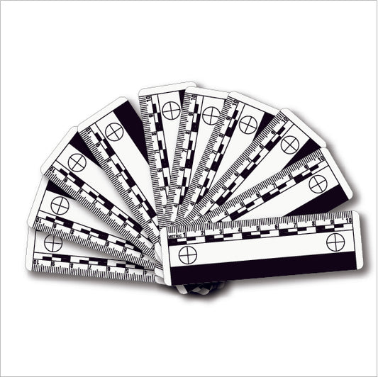 10cm Long, Plastic - Reads Metric - Packs of 10 image 1